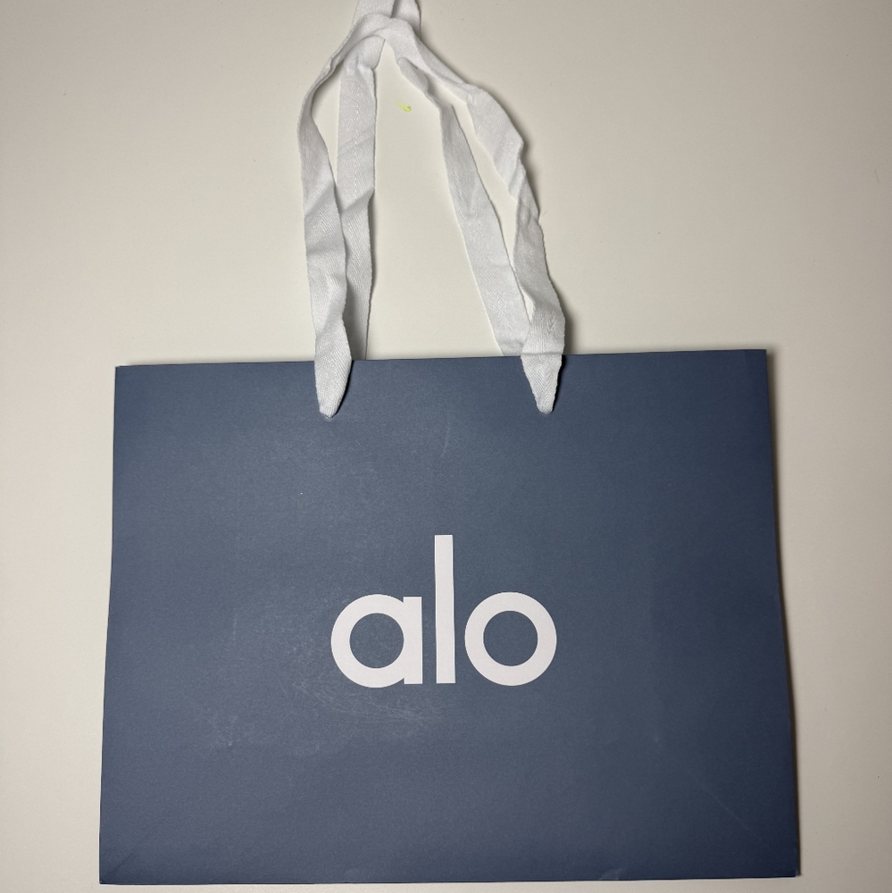 ALO Yoga Blue Tote Bag